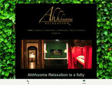 Tablet Screenshot of ahhhsomerelaxation.com